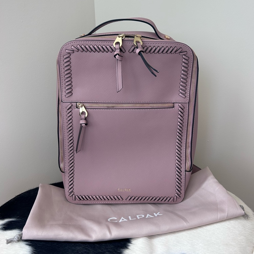 Calpak Travel Backpack in Dusty Pink